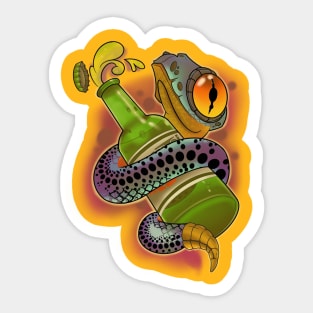 snake n dew Sticker